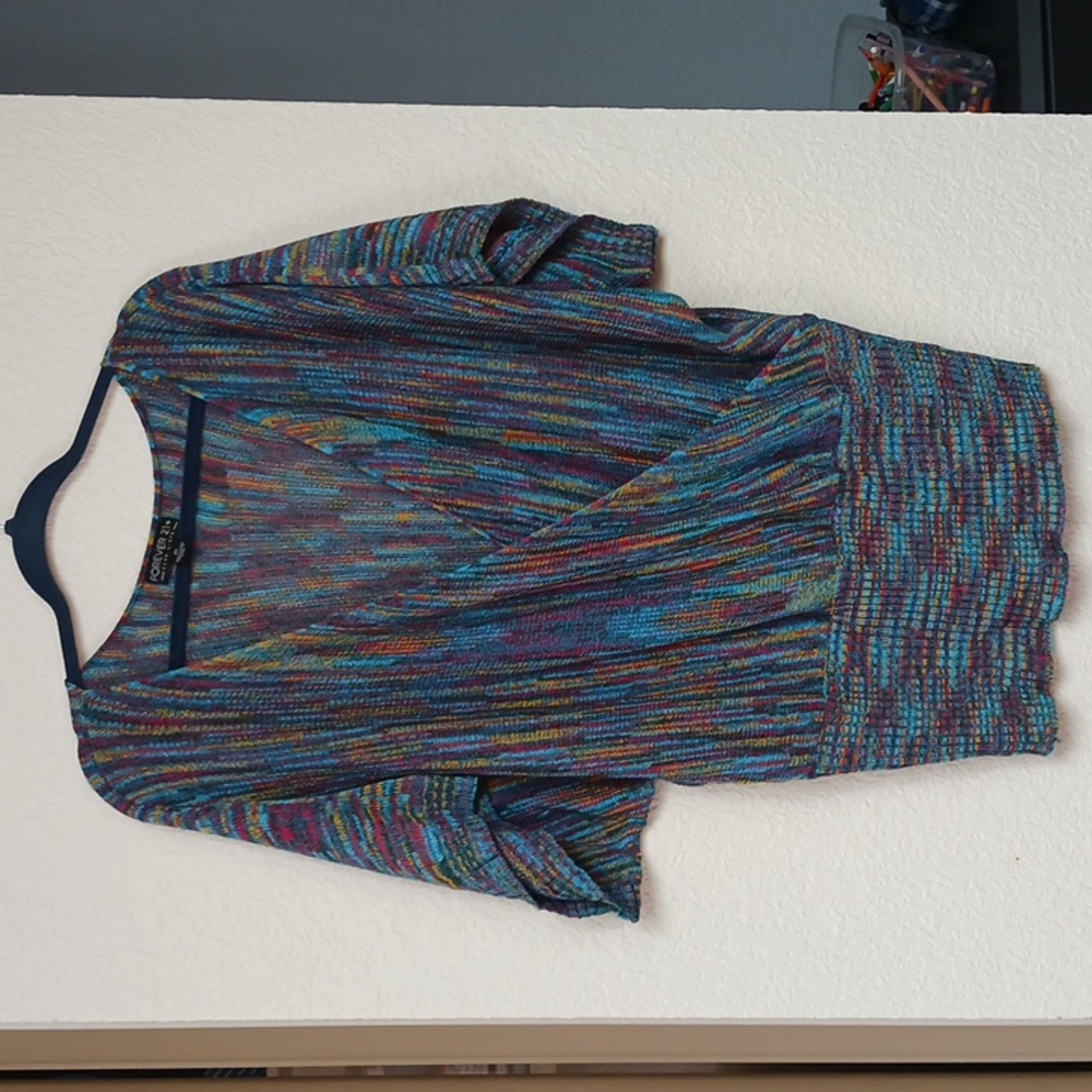 Faux wrap V Neck Forever 21